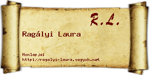 Ragályi Laura névjegykártya